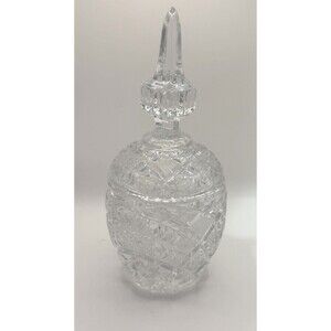 Vintage Imperlux Lead Crystal Sugar Jar